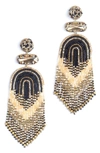 DEEPA GURNANI DEEPA GURNANI ISHANI BEADED DROP EARRINGS