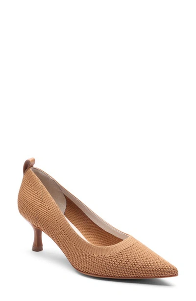 Sanctuary Pep It Up Knit Pointed Toe Pump In Bistro