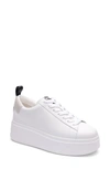 Ash Maya Platform Sneaker In White/ Egg/ Black