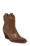 Zodiac Roslyn Western Boot In Latte Leather