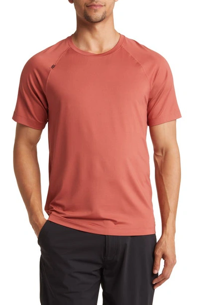 Rhone Reign Short Sleeve T-shirt In Marsala