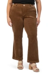 Kut From The Kloth Kelsey Ankle Flare Corduroy Jeans In Mushroom