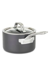 Viking 2-quart Hard Anodized Nonstick Sauce Pan With Lid In Dark Grey