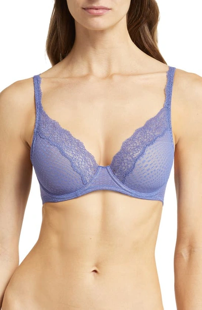 Natori Beyond Underwire Contour Bra In Blue