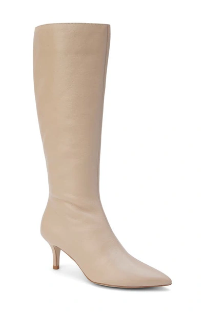 Matisse Charley Pointed Toe Knee High Boot In Beige