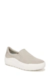 Dr. Scholl's Time Slip-on Sneaker In Oyster Grey Fabric