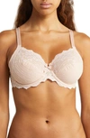 Chantelle Lingerie Rive Gauche Full Coverage Underwire Bra In Ros/waterlily Pink-ub