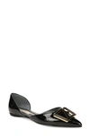 Franco Sarto Hadley Pointed Toe D'orsay Flat In Black