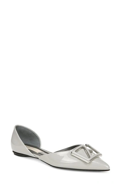 Franco Sarto Hadley Pointed Toe D'orsay Flat In Grey