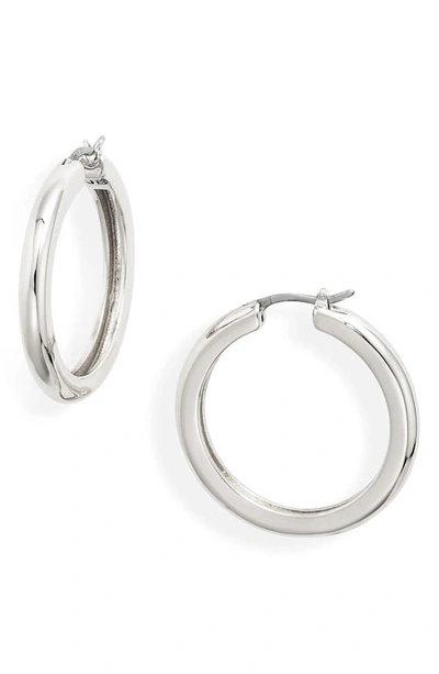 Jenny Bird Strom Hoop Earrings In Silver