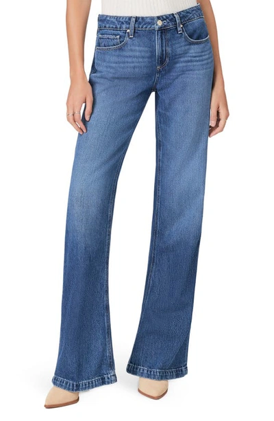 Paige Sonja Low Rise Wide Leg Trouser Jeans In Juke