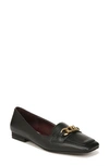 Franco Sarto Tiari Chain Square Toe Loafer In Black