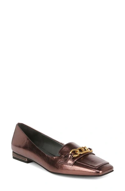 Franco Sarto Tiari Chain Square Toe Loafer In Tmoro