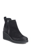 Söfft Emeline Waterproof Wedge Bootie In Black