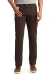 Ag Everett Sud Slim Straight Fit Pants In Rich Carob