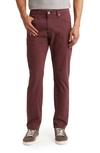 Ag Everett Sud Slim Straight Fit Pants In Elderberry Wine