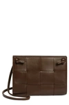 Bottega Veneta Cassette Intreccio Leather Shoulder Bag In 2016 Light Brown-gold