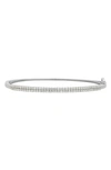 Bony Levy Bardot Diamond Bangle In 18k White Gold