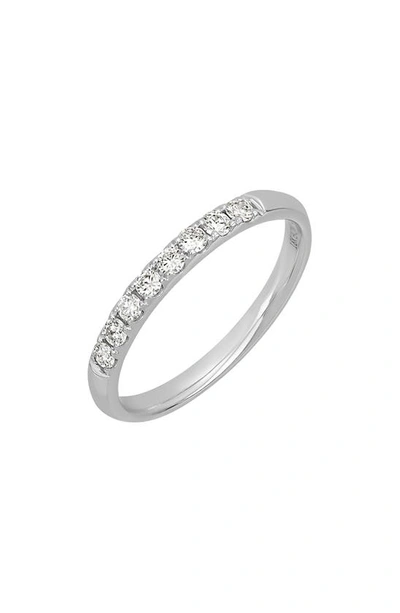 Bony Levy Audrey Diamond Stacking Ring In 18k White Gold