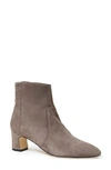 Bruno Magli Valeria Zip Bootie In Mink Suede