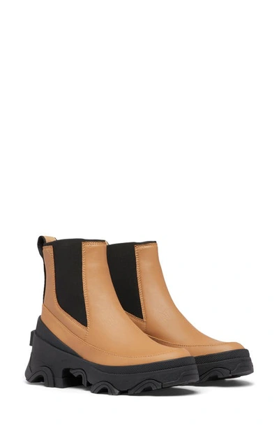 Sorel Brex™ Waterproof Chelsea Boot In Tawny Buff/ Black