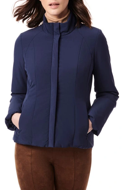 Bernardo Stand Collar Puffer Jacket In Night Shadow