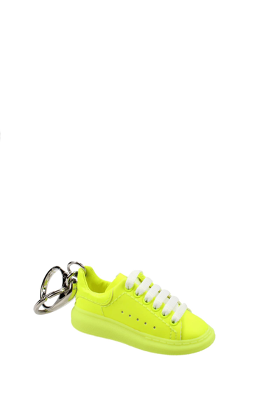 Alexander Mcqueen Key Rings Oversize Rubber Yellow Fluo Yellow