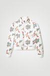 DESIGUAL FLORAL QUILTED JACKET