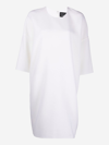 Gianluca Capannolo Anne Three-quarter Sleeve Wool Dress In White