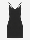 Heron Preston Sleeveless Carabiner Mini Dress In Black
