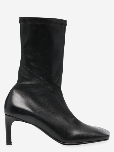 Jil Sander Ankle Boots In Black