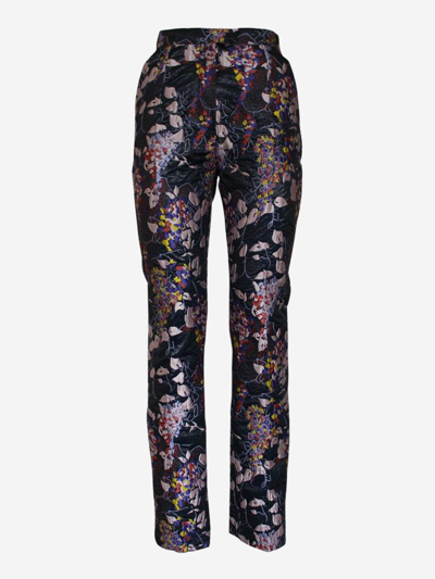 Pre-owned Carven Fabric Trousers In Multicolor