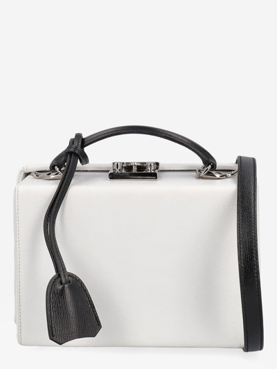 Pre-owned Mark Cross Leather Handbag In White