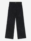 Balenciaga Large Baggy Trousers In Wool Blend In Black