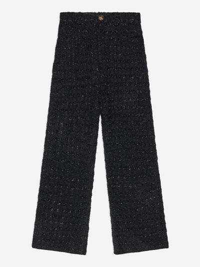 Balenciaga Black Washed Jeans With Jacquard Logos In Gray