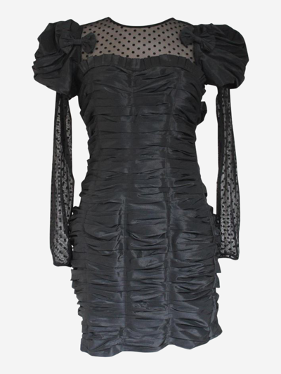 Pre-owned Faith Connexion Fabric Dress In Black
