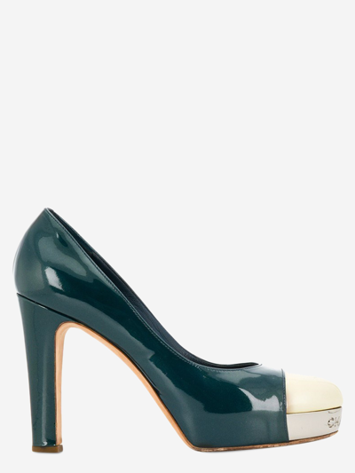 Pre-owned Chanel Leather Shoes In Green
