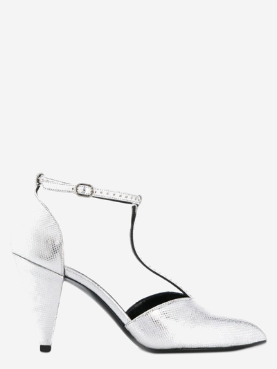 Celine Sandals In Silver