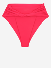 Magda Butrym Twisted High-waisted Bikini Bottoms In Purple