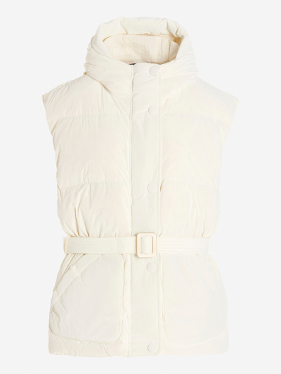 Ienki Ienki Hooded Down-padded Gilet In White