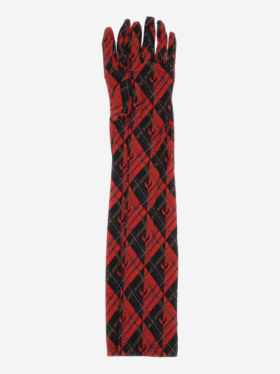 Marine Serre Gloves In Multicolor