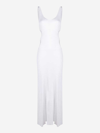 Chloé Cutout Crinkled Silk-blend Maxi Dress In White