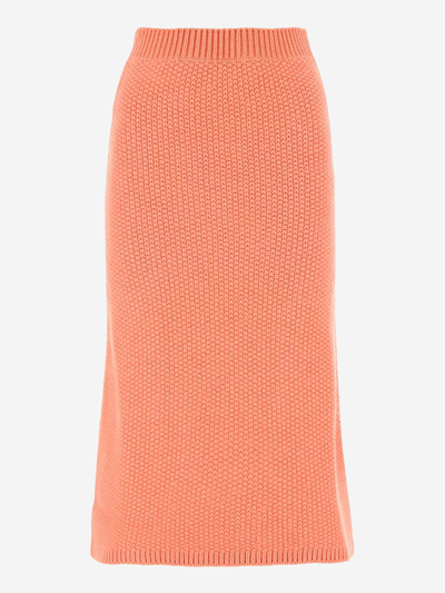 Chloé Flared Maxi Skirt In Multicolor