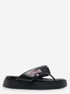 Chiara Ferragni Synthetic Fibers Flip-flops In Black