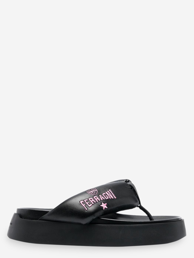 Chiara Ferragni Cf Stretch 人字拖 In Black