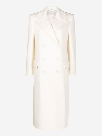 Ermanno Scervino Double-breasted Coat In White