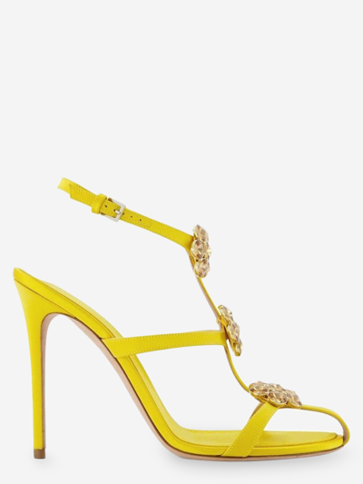Giambattista Valli Synthetic Fibers Sandals In Yellow