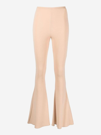 Magda Butrym High-waisted Flared Trousers In Pink