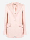 Stella Mccartney Synthetic Fibers Jacket In Pink