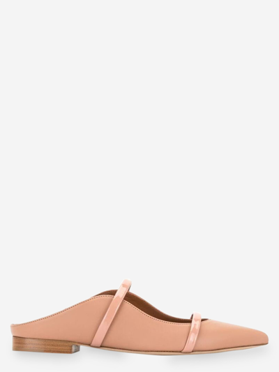 Malone Souliers Maureen Leather Flats In Pink